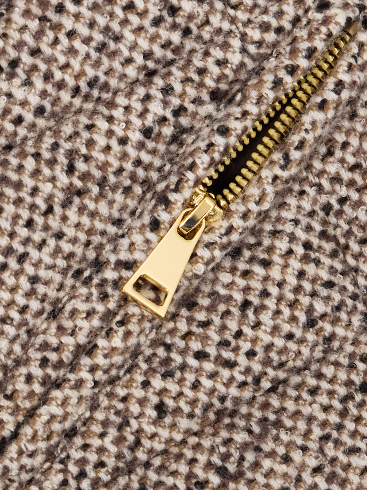 Moncler Antigony Quilted Wool-twill Down Jacket In Brown