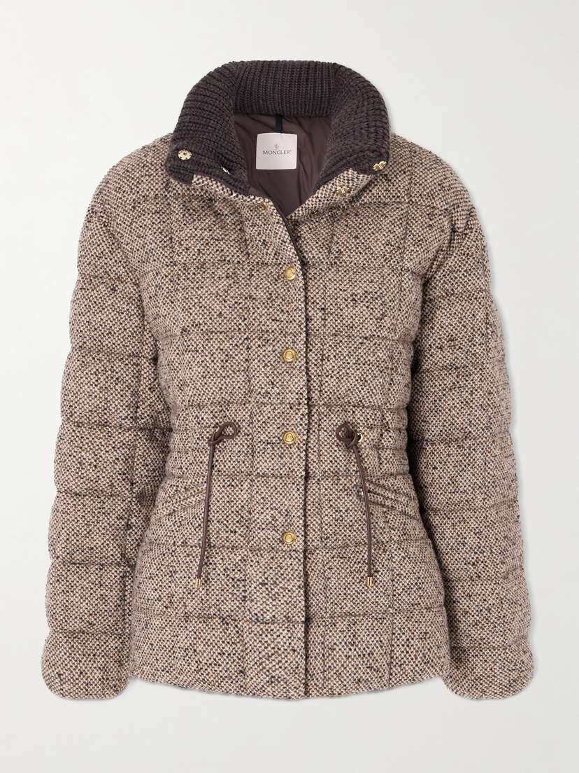 Moncler Antigony Quilted Wool-twill Down Jacket