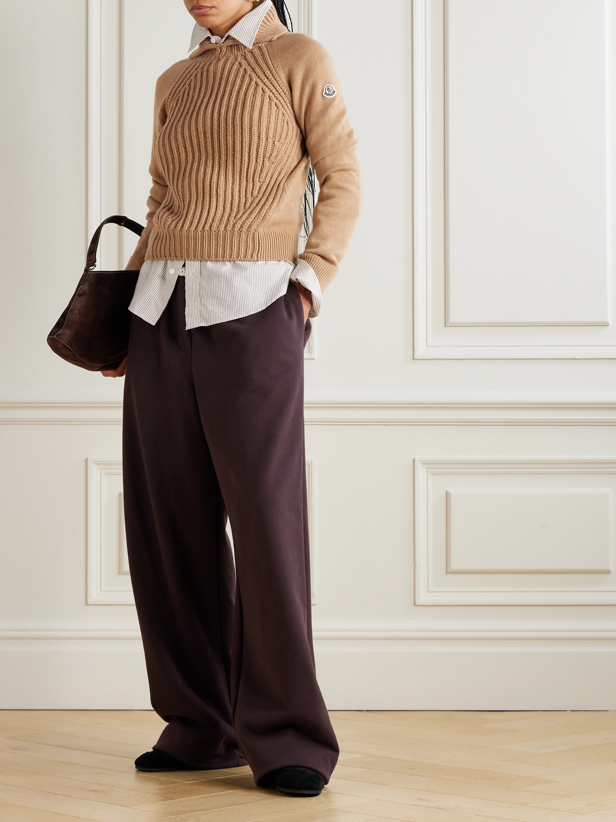 And Cashmere-Blend Polo Sweater