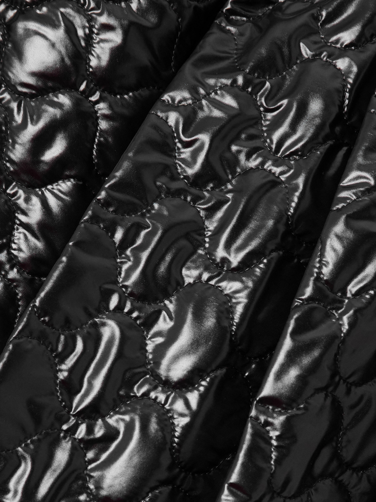 Moncler Gonna Midi Padded With Quilted Checkered Pattern In Black