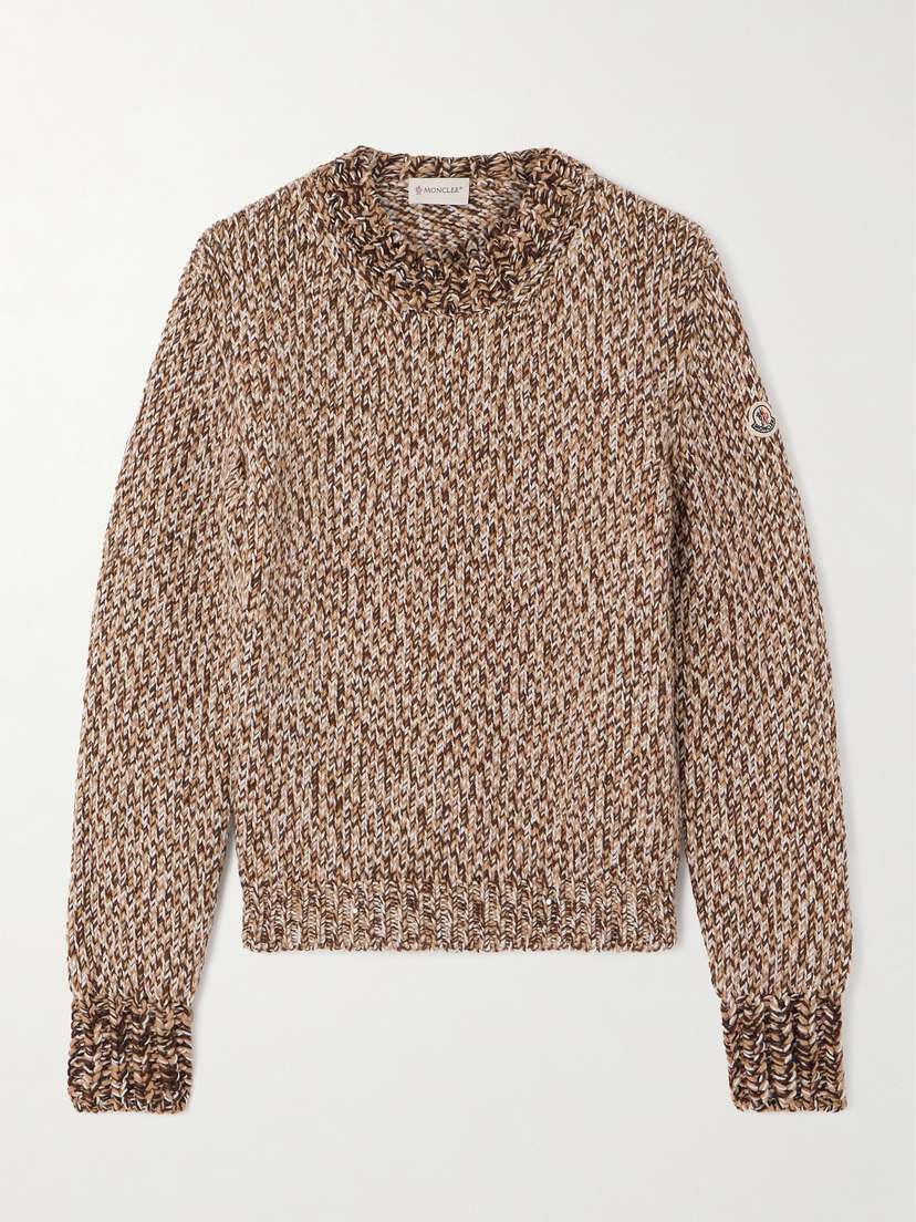 Moncler Archivio Dna Appliquéd Wool Sweater