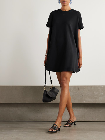 Loewe Trapeze cotton-blend jersey mini dress
