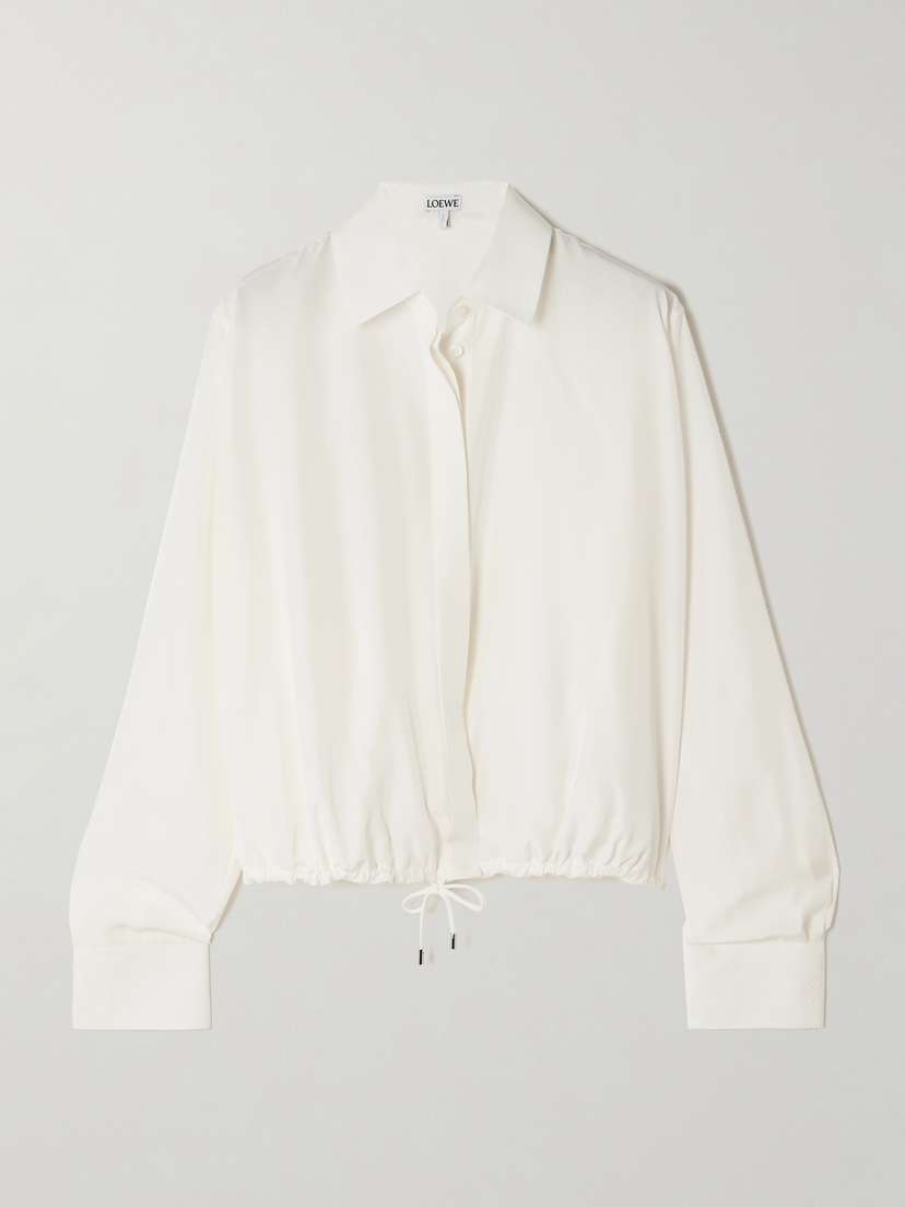 Loewe Balloon Silk-crepe Shirt