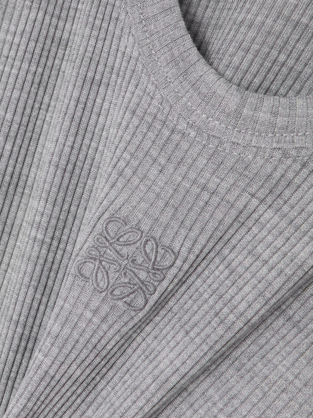 Loewe Pink Silk Tank Top With Anagram Logo