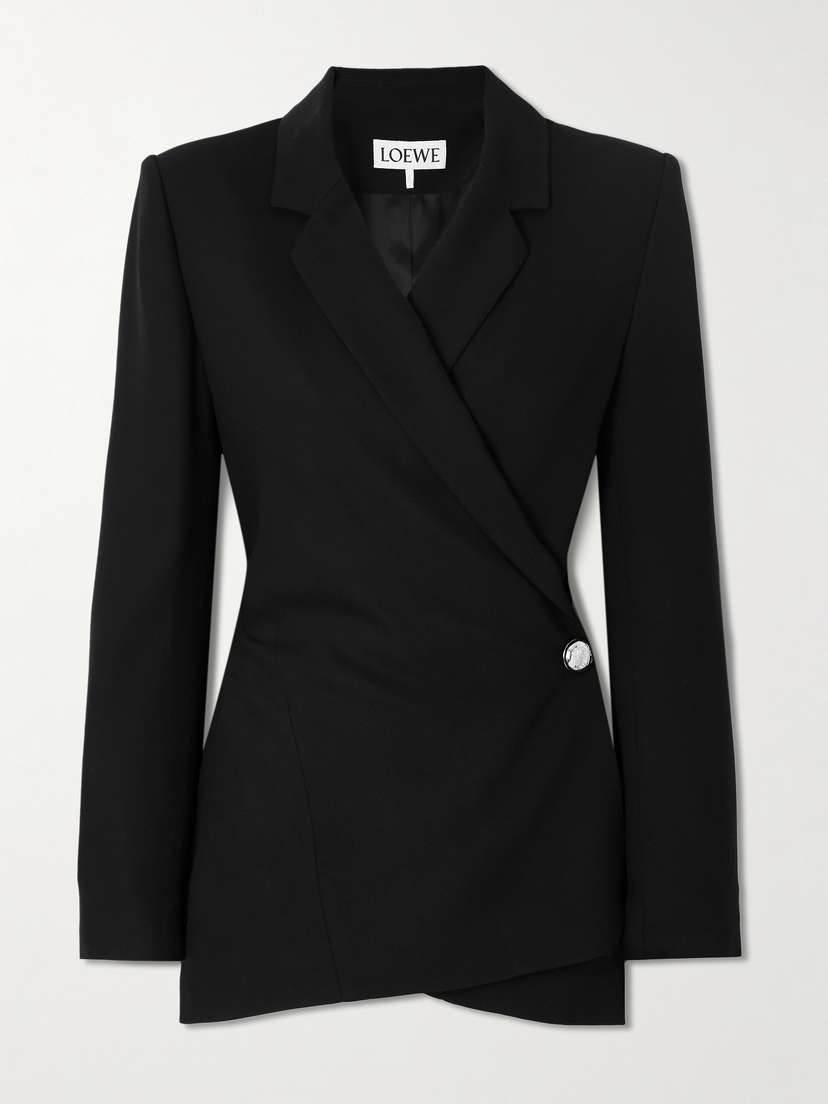 Loewe Crepe Wrap Blazer