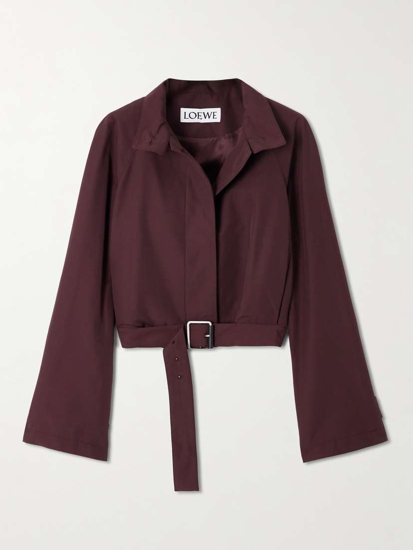 Loewe Belted Cotton-blend Shell Jacket