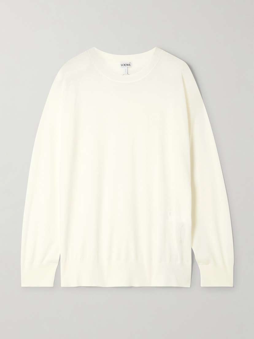 Loewe Embroidered Wool Sweater