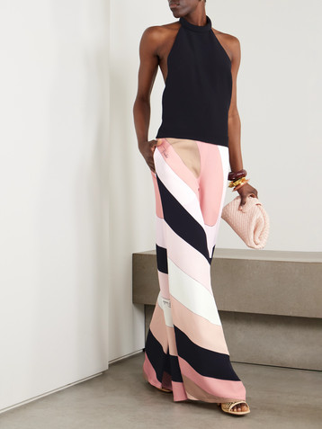 Pucci Printed cady halterneck jumpsuit