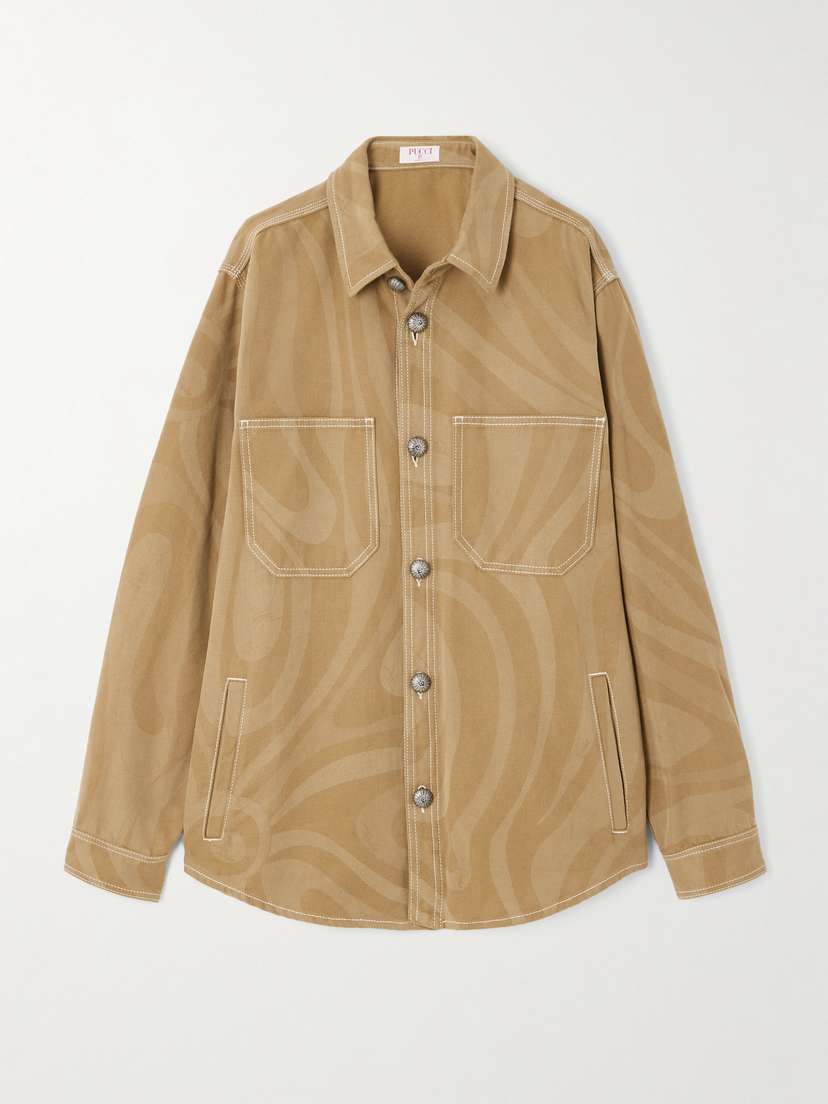 PUCCI Printed Cotton-canvas Jacket