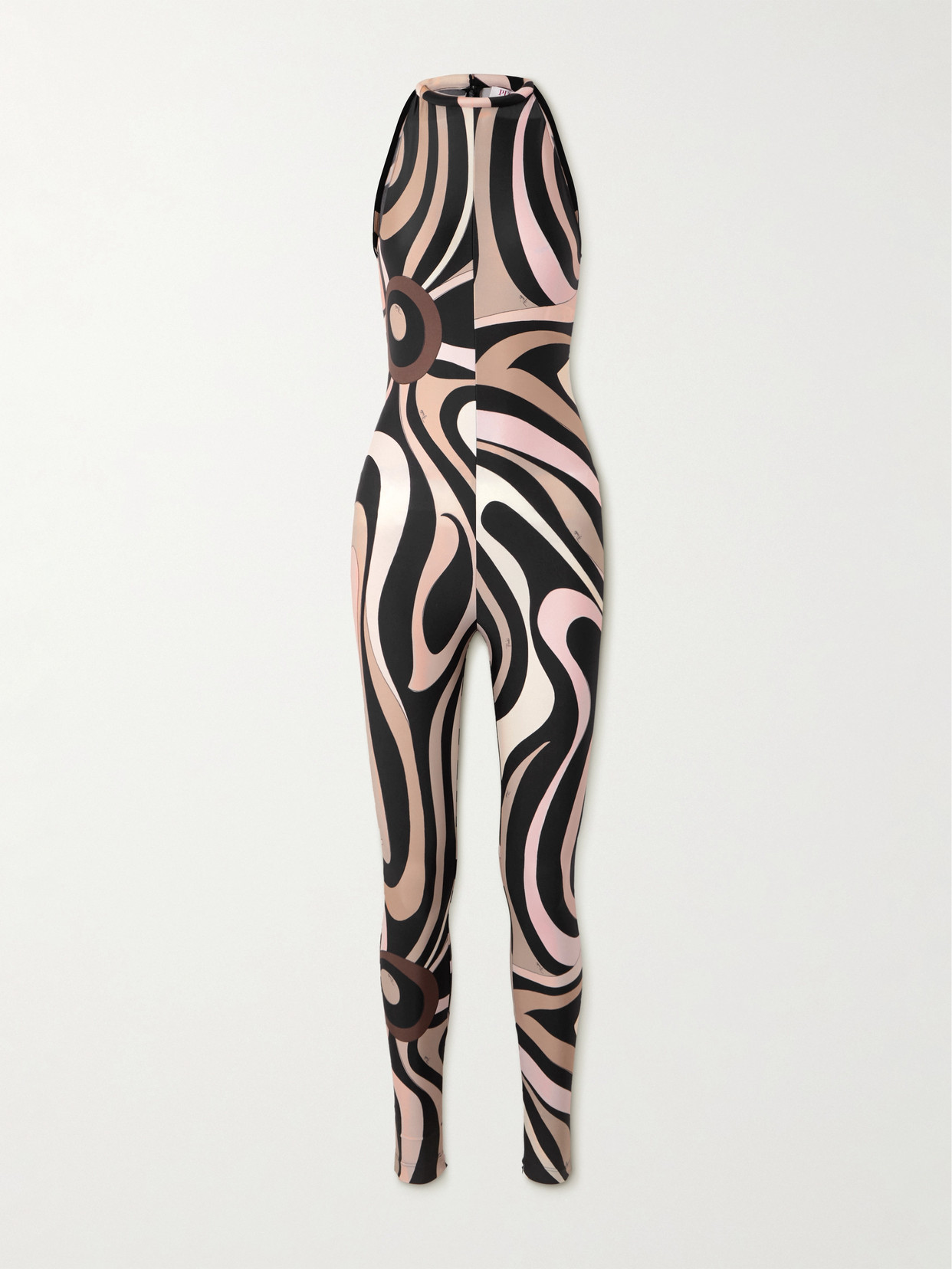 Pucci Sleeveless Catsuit In Pink