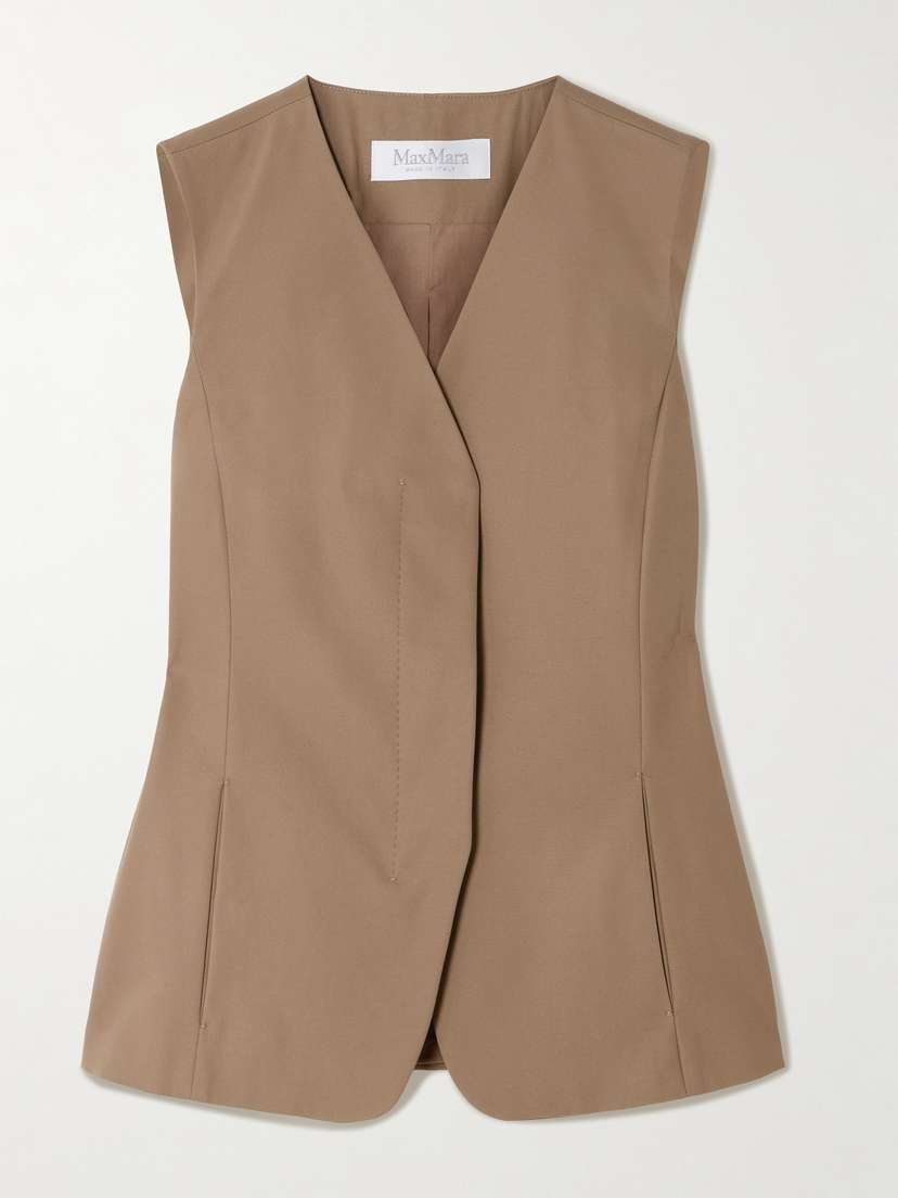 Max Mara — Reno cotton vest