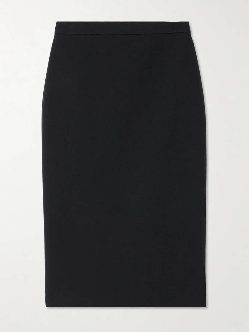 Max Mara — Flash woven midi skirt