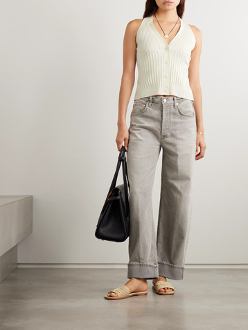 Max Mara Bimba ribbed cotton-blend vest