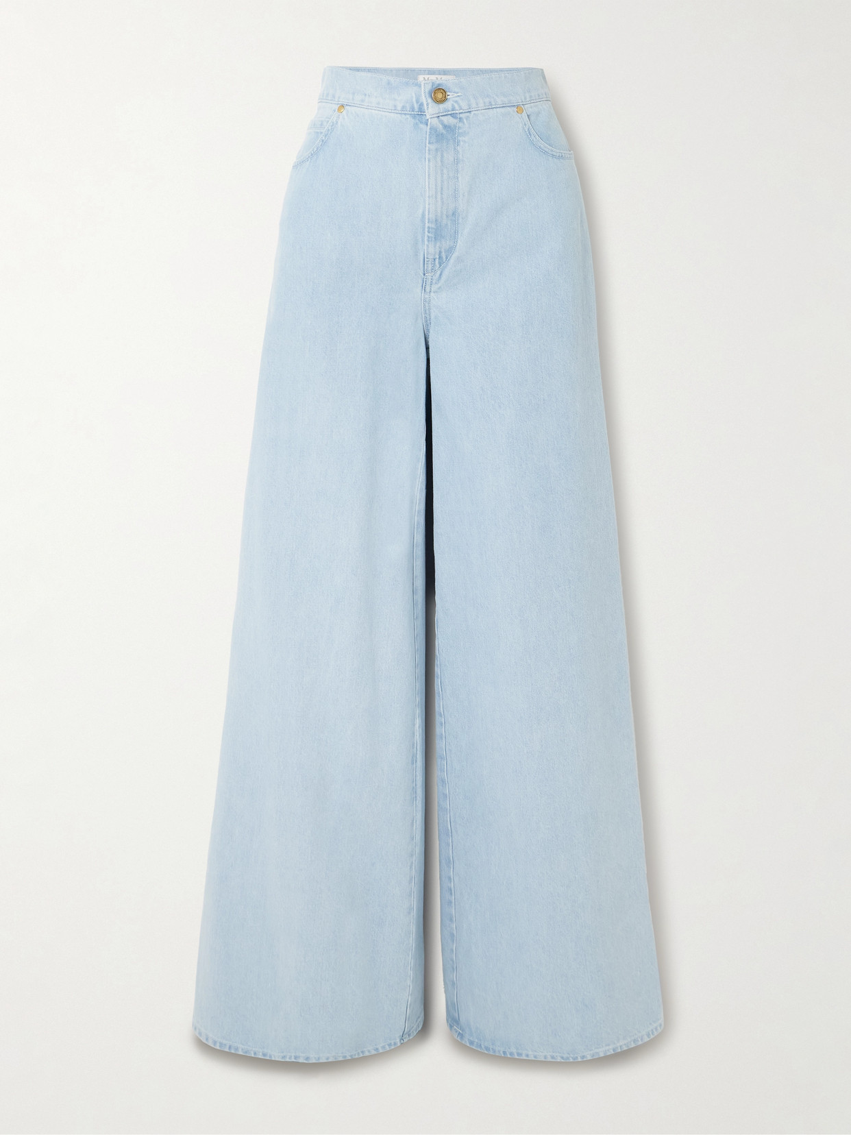 Max Mara Affari High-rise Wide-leg Jeans In Blue