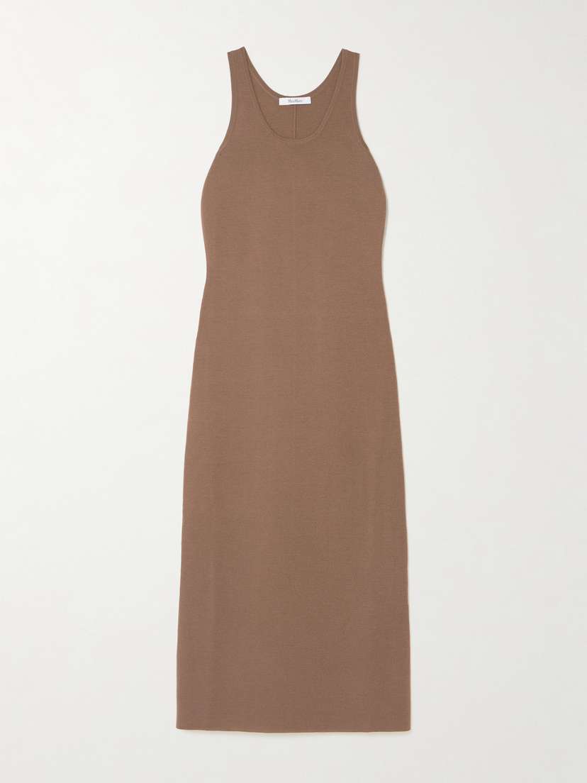Max Mara Aceri Wool Midi Dress