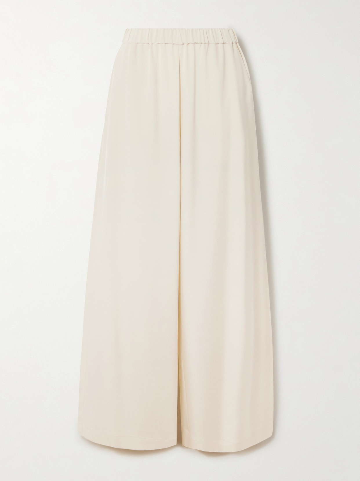 Max Mara Bonn Silk-blend Wide-leg Pants
