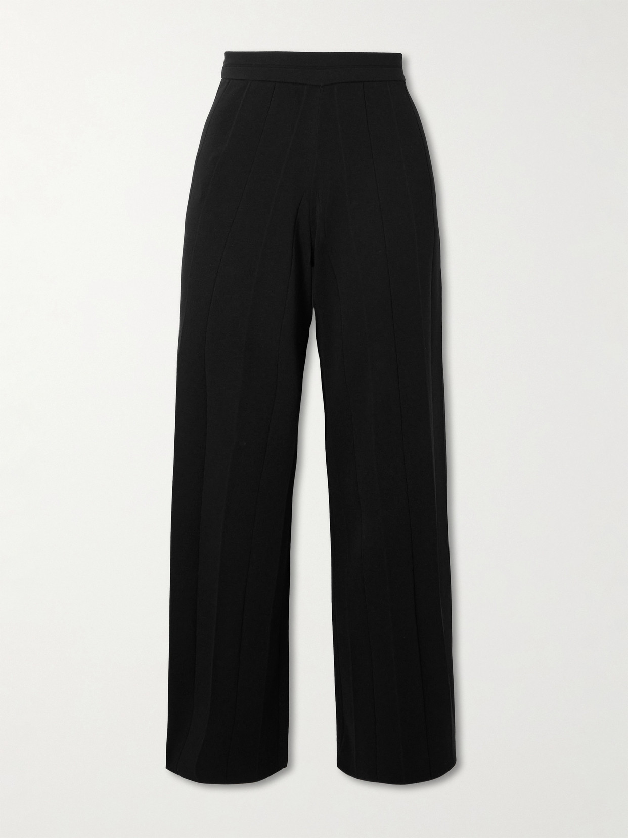 Max Mara Lama Ribbed Jersey Wide-leg Pants