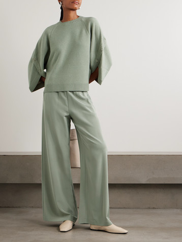 Max Mara Bonn silk-blend pants