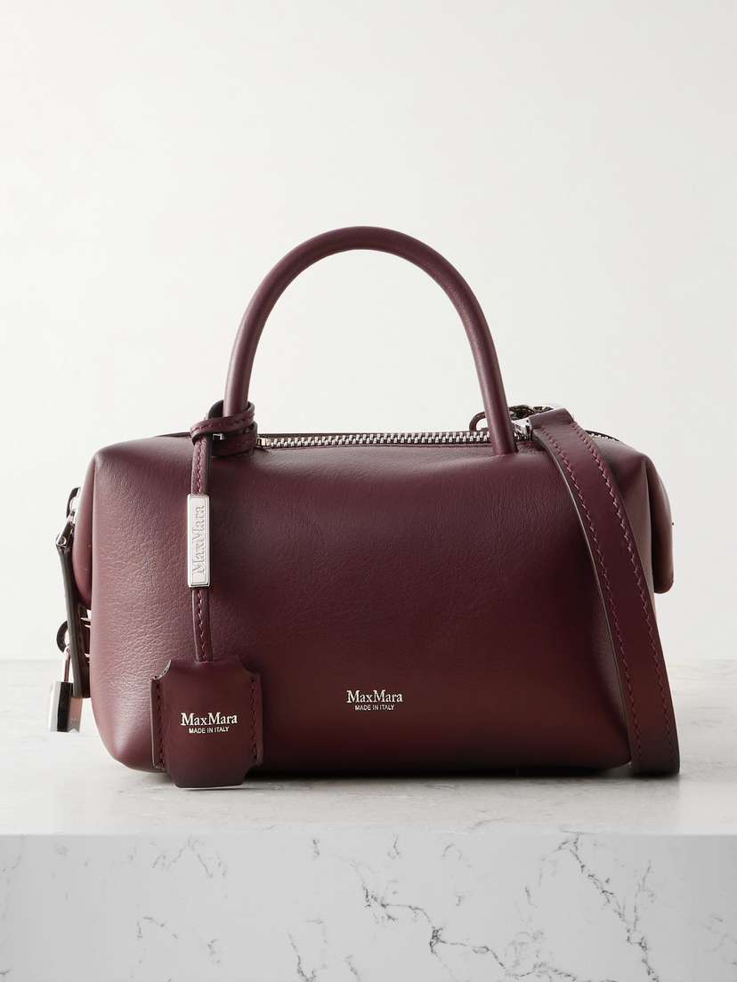 Max Mara Boston Leather Shoulder Bag
