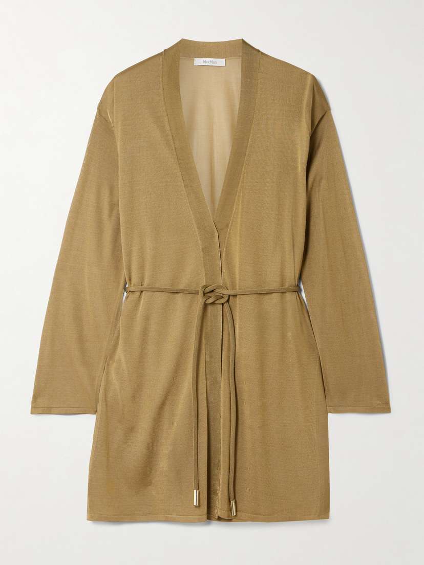 Max Mara Danza Belted Knitted Cardigan