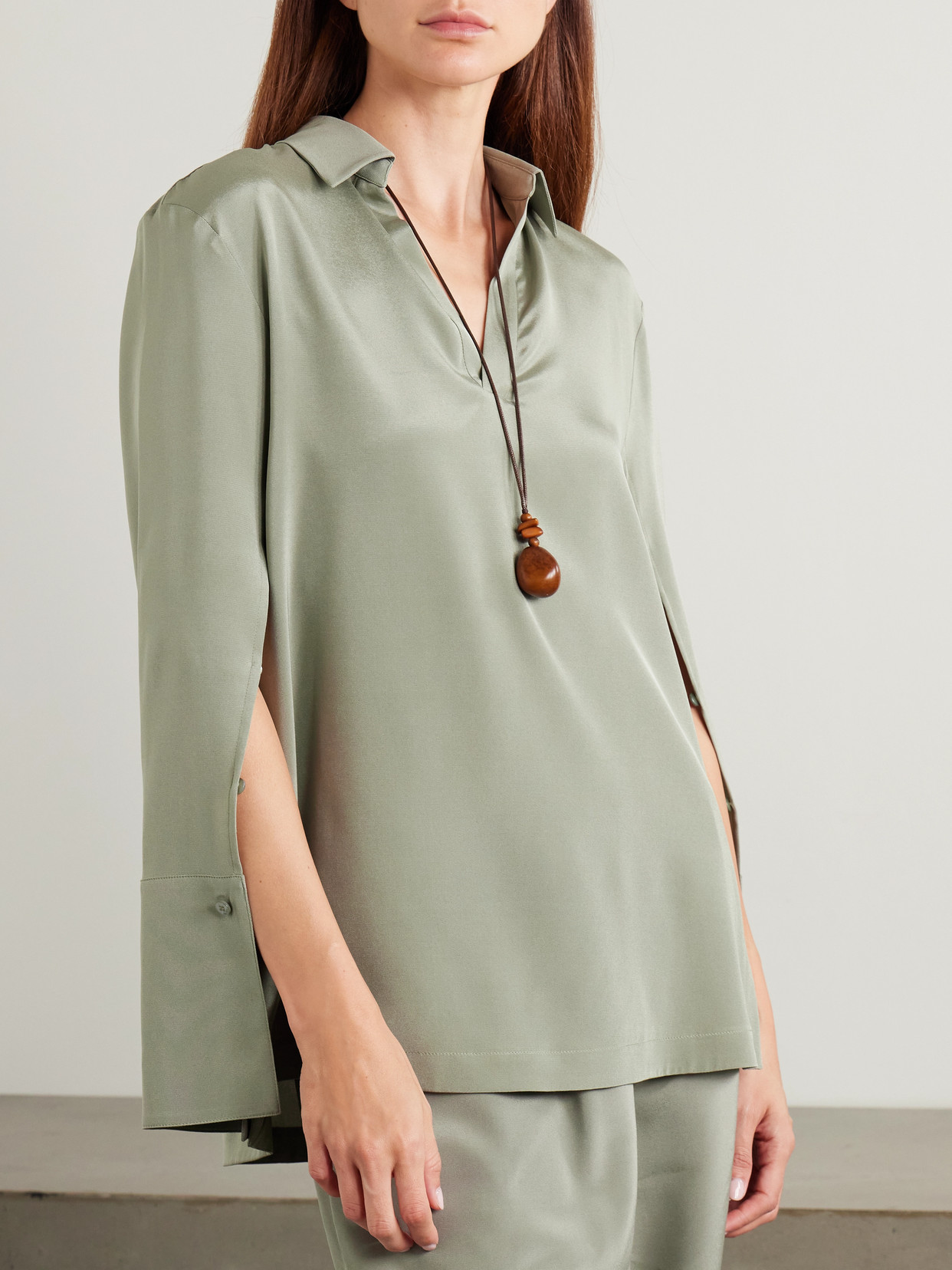 Dover Stretch-Silk Shirt