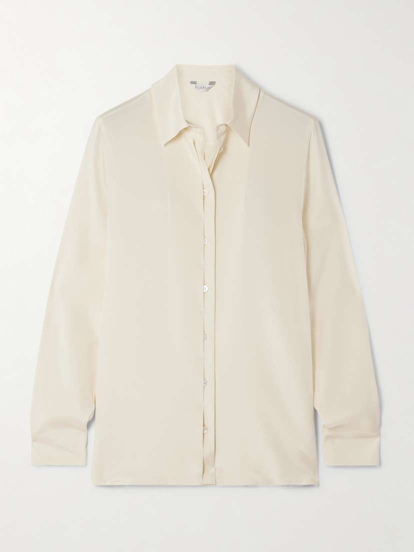Max Mara Avion Silk-blend Shirt