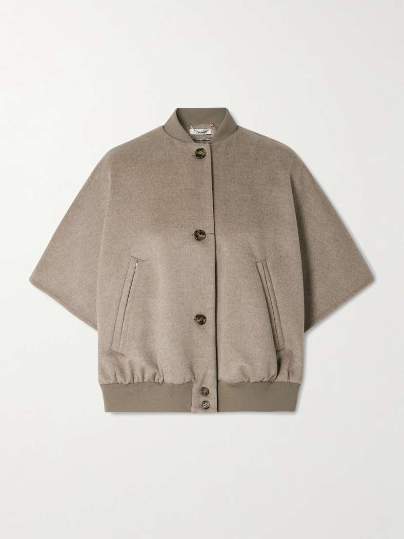 Max Mara Leticia Cape-effect Cashmere Jacket