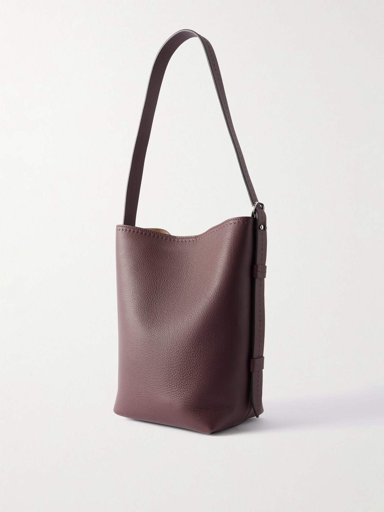 Max Mara Archetipo Textured-leather Tote
