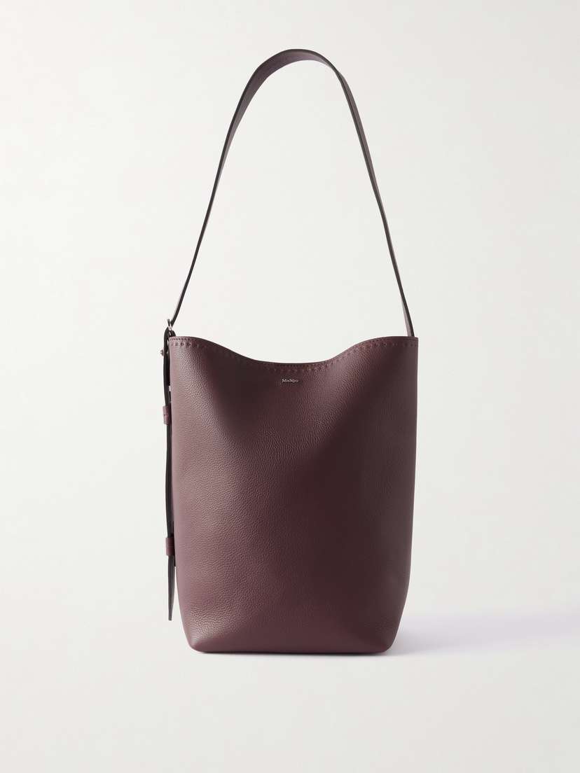 Max Mara Archetipo Textured-leather Tote