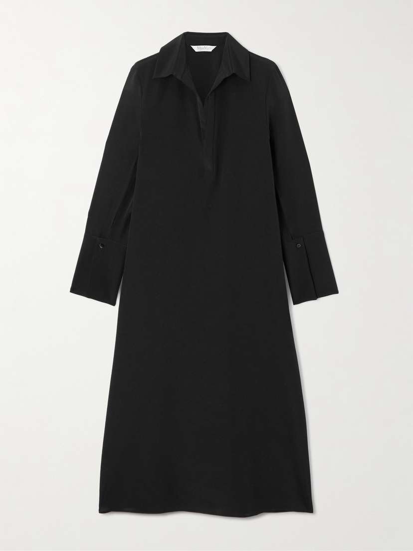 Max Mara — Ossola silk-blend shirt dress