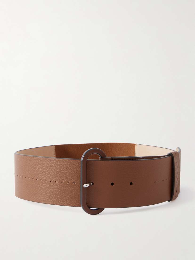 Max Mara Textured Leather Belt