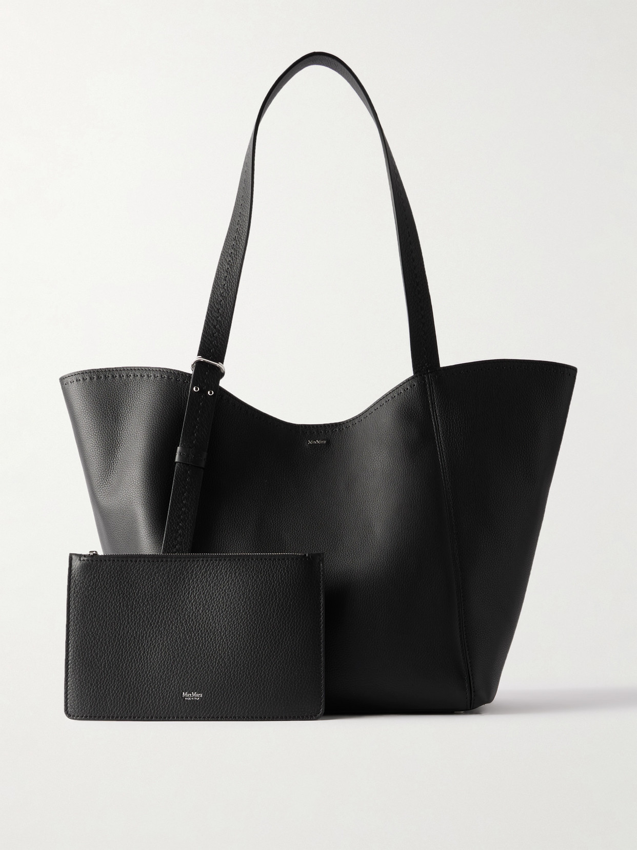 Max Mara Textured-leather Tote
