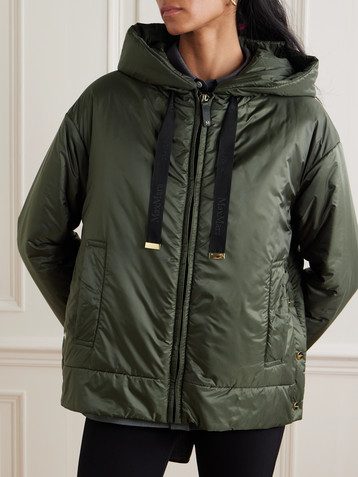 Max Mara The Cube Daria hooded padded shell jacket