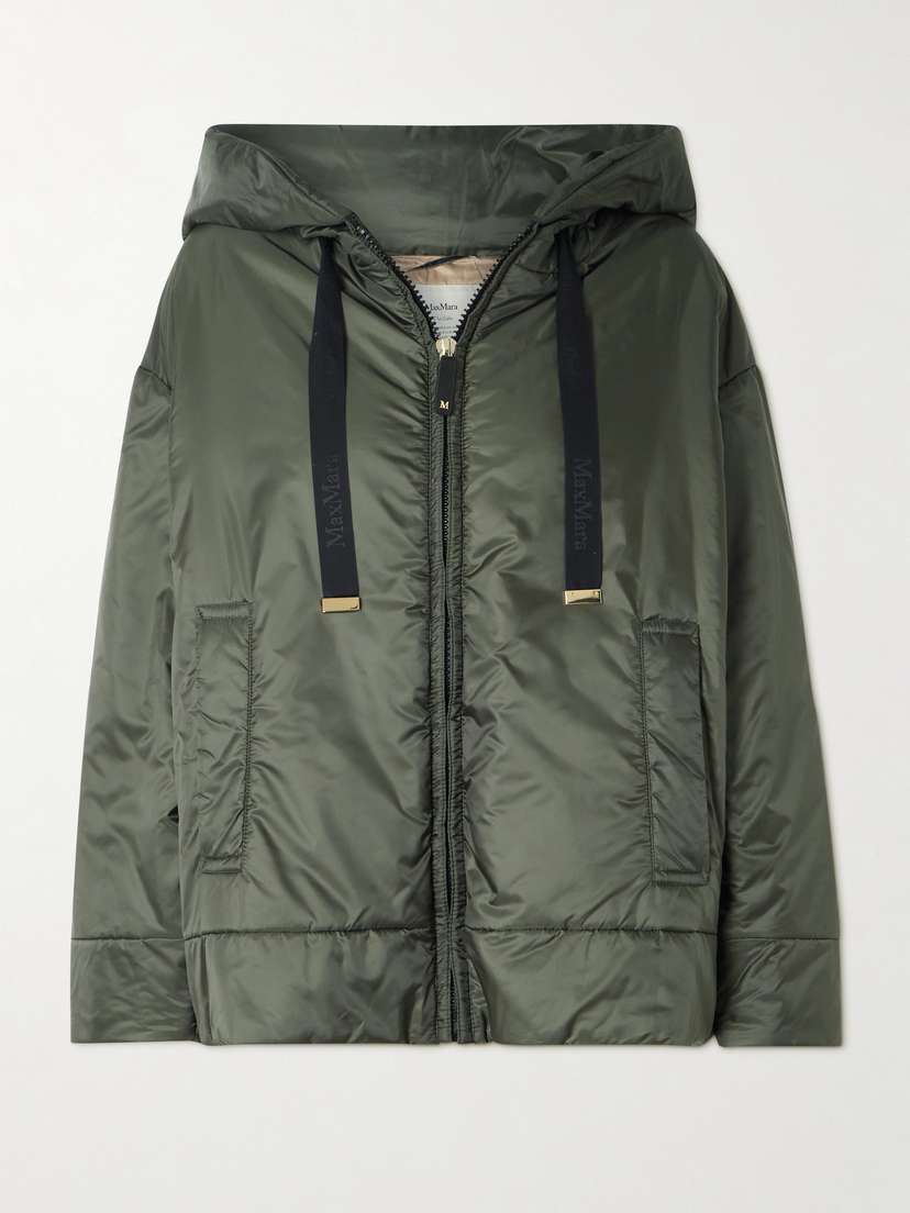 Max Mara The Cube Daria Hooded Padded Shell Jacket