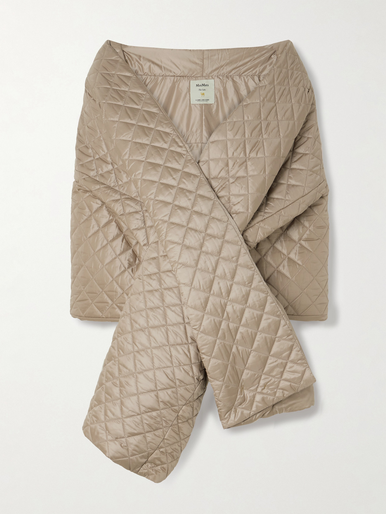 Max Mara The Cube Susanna Quilted Shell Scarf