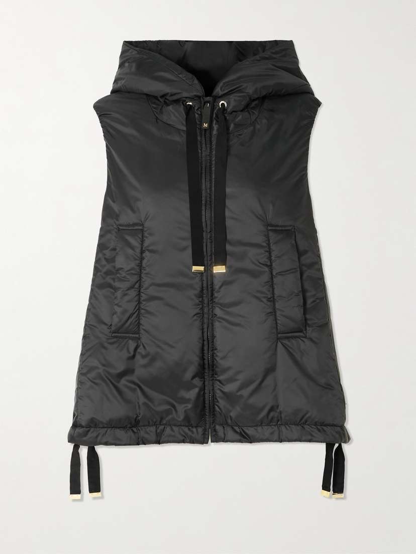 Max Mara The Cube Hooded Padded Shell Vest