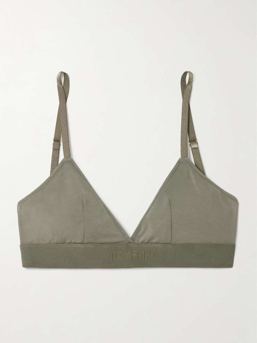Tom Ford Stretch-modal Jersey Soft-cup Triangle Bra