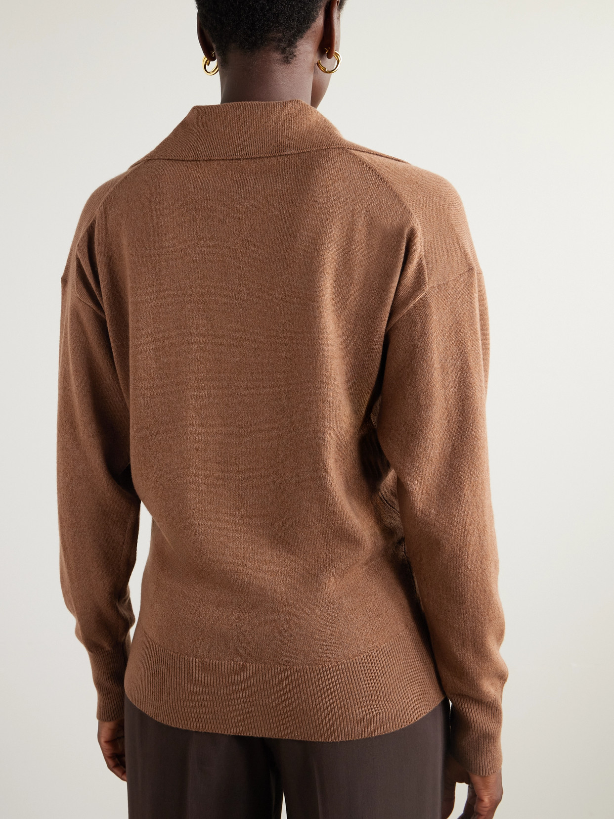 Cashmere Polo Sweater
