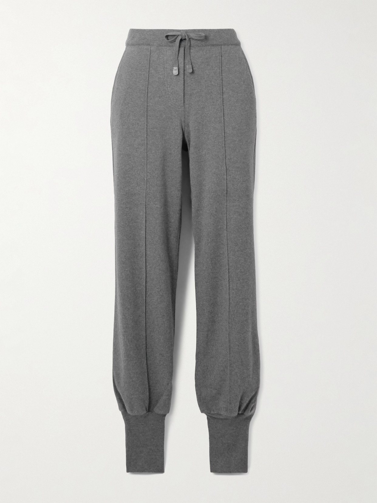 Tom Ford Cotton-jersey Tapered Track Pants In Gray