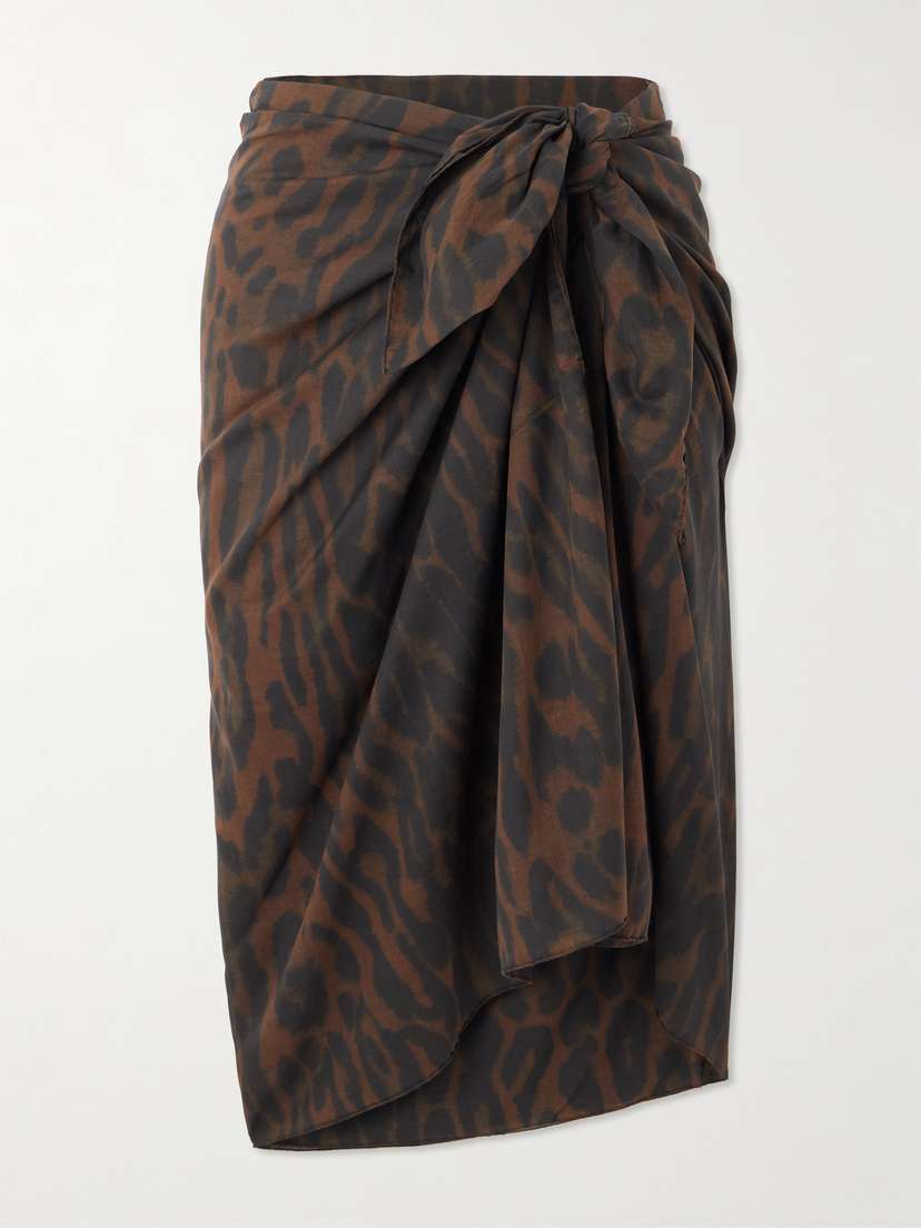 Tom Ford Leopard-print Cotton Pareo