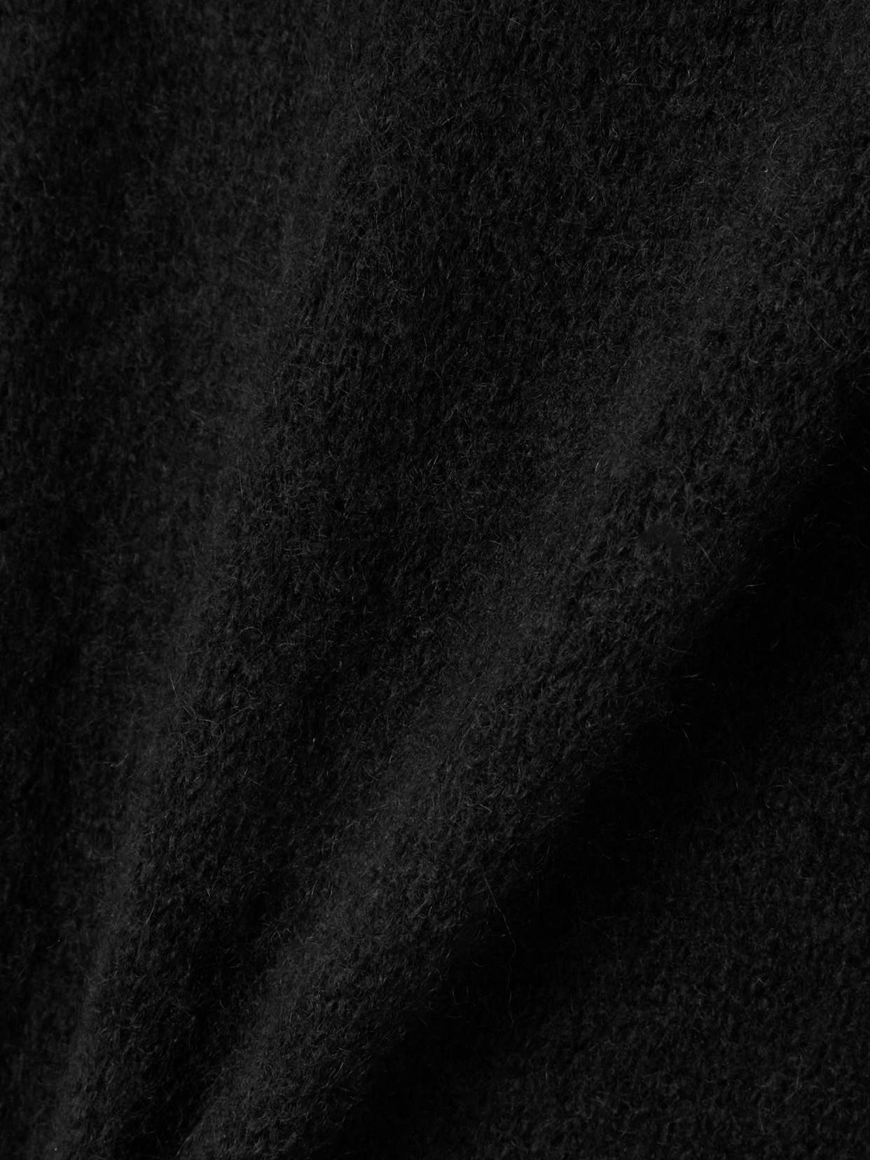 Tom Ford Cashmere And Silk-blend Turtleneck Top In Black