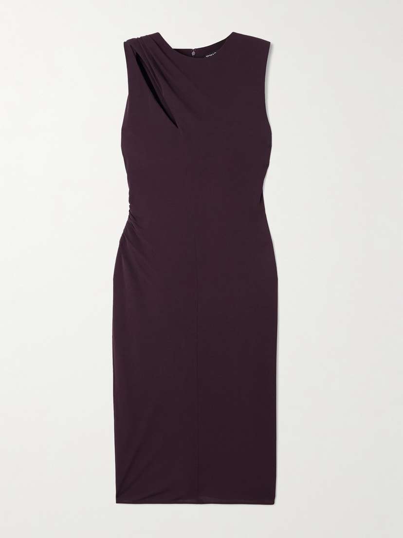 Tom Ford Draped Cutout Jersey Dress
