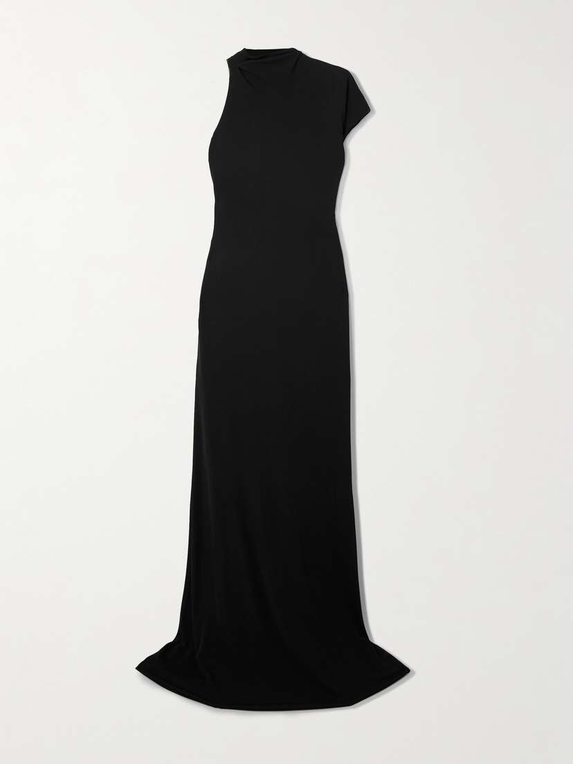 Tom Ford One-sleeve Jersey Gown