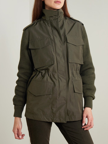 Purdey Chillingham wool-paneled shell jacket