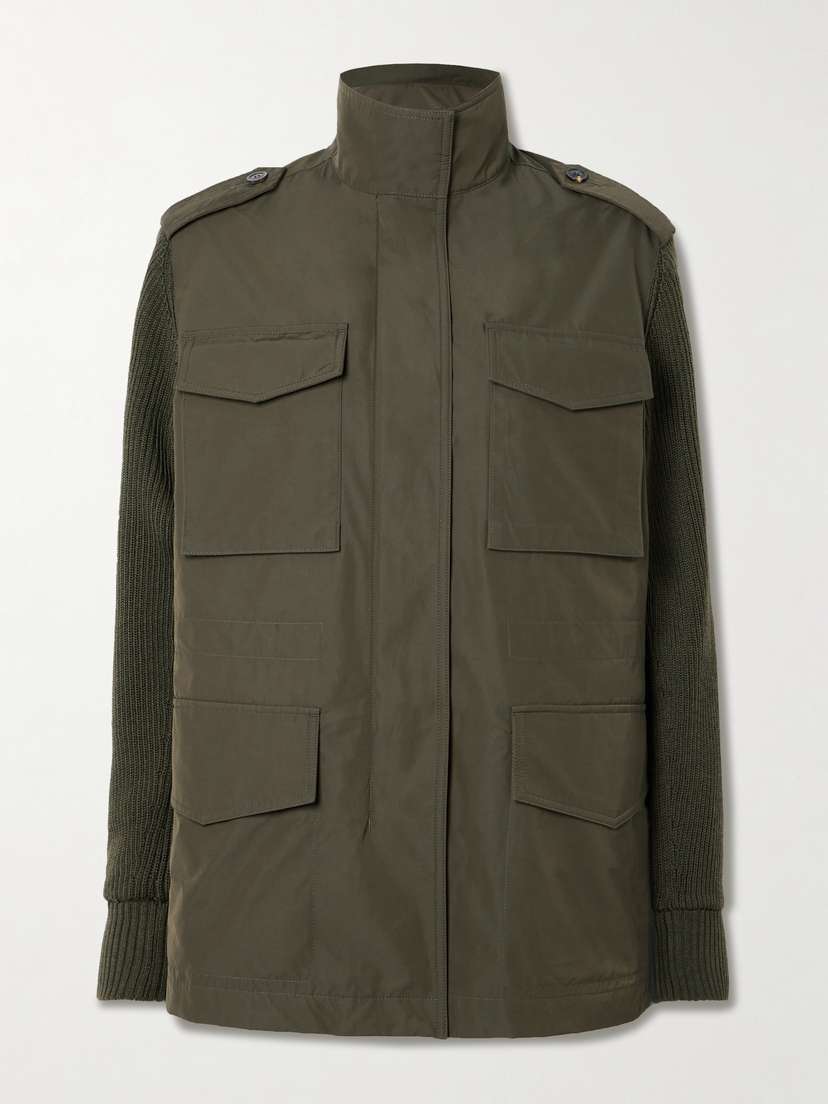 Purdey Chillingham Wool-paneled Shell Jacket