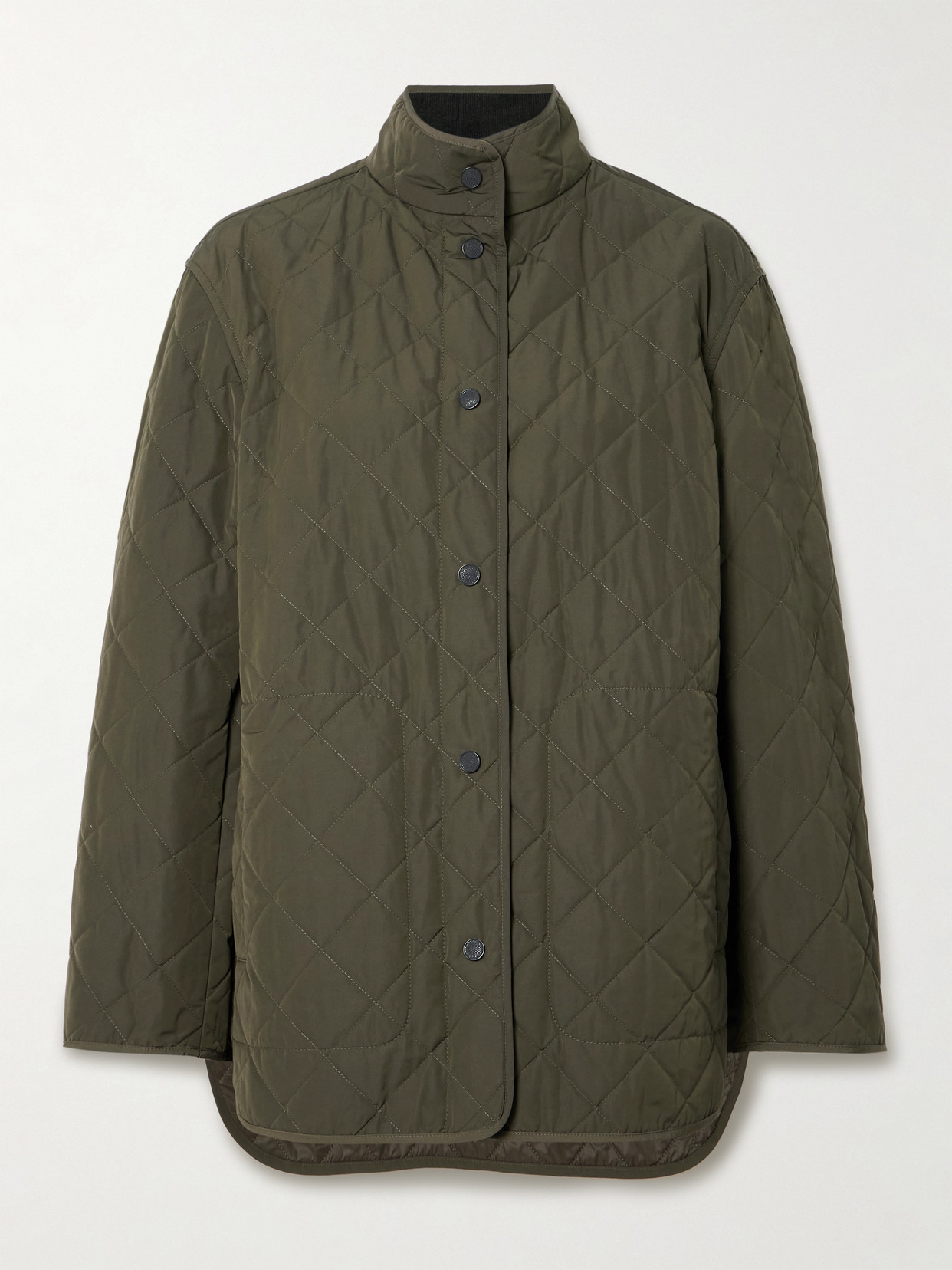 Purdey Quilted Shell Jacket In Green