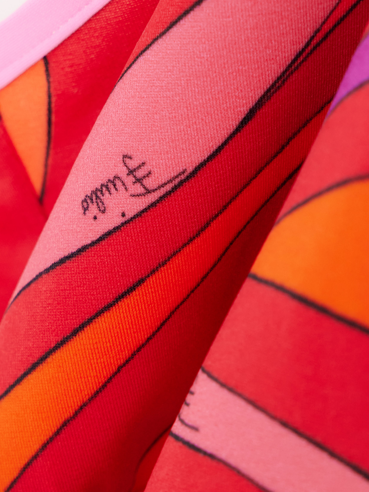 Pucci Marmo Printed Bikini Briefs In Pink
