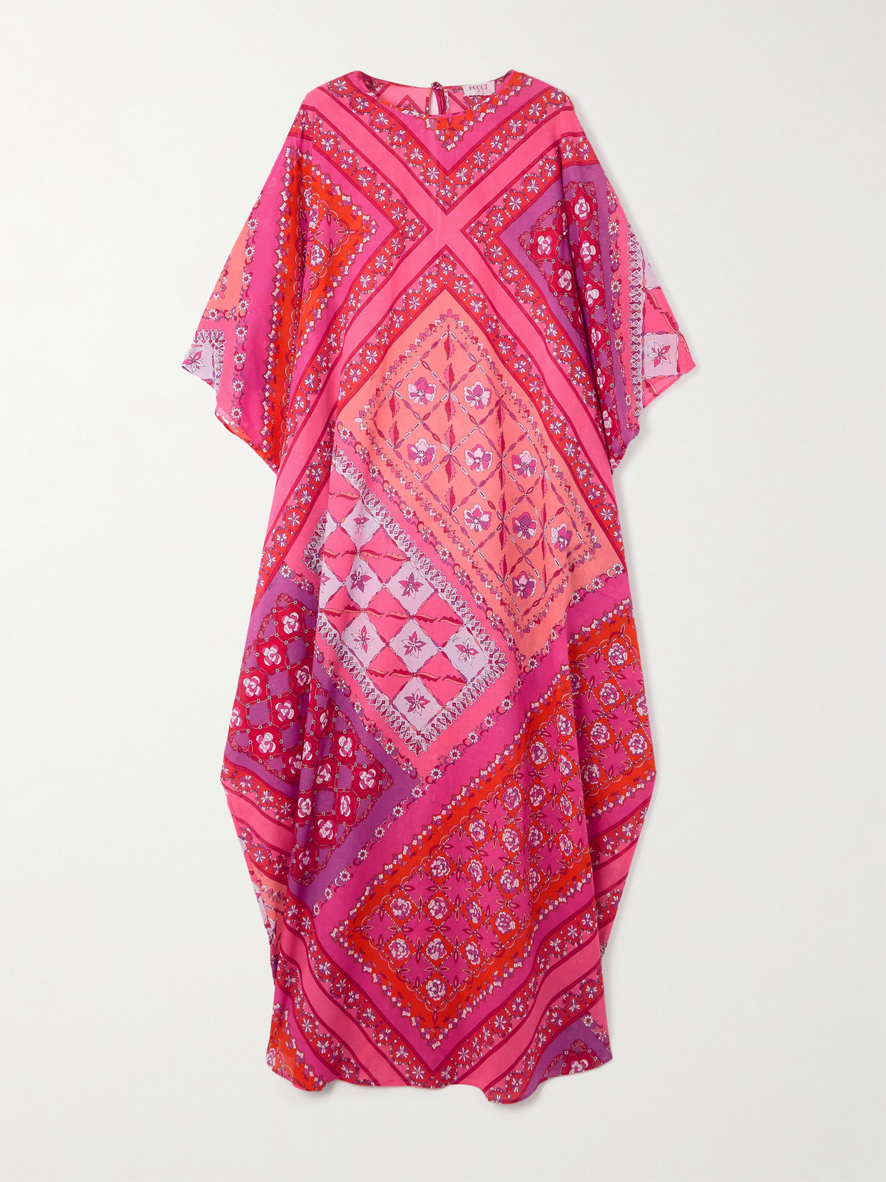 Pucci Printed Cotton-muslin Kaftan