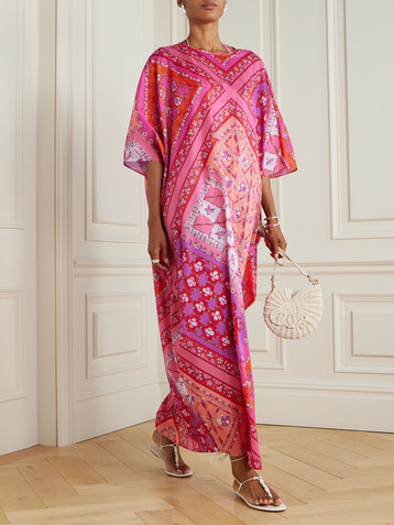 Pucci Printed cotton-muslin kaftan
