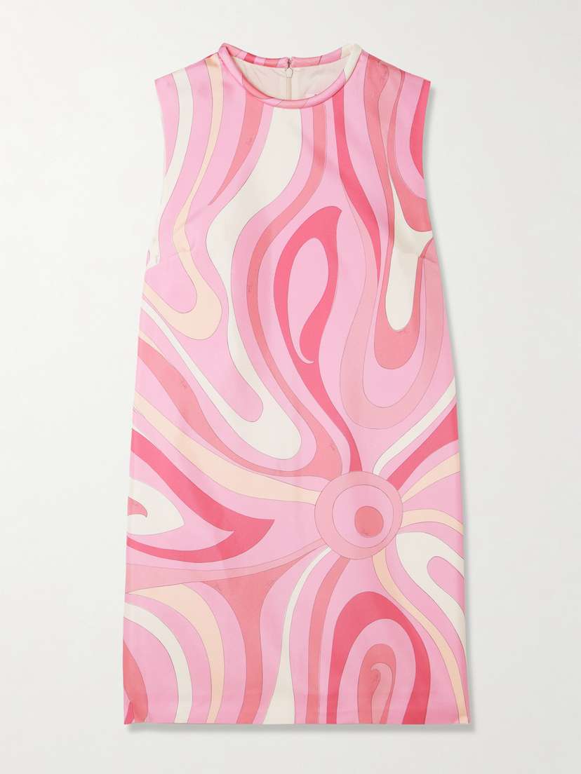 PUCCI Printed Silk-twill Mini Dress